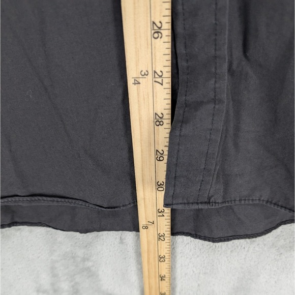 ELY Cattleman Men's XL Western Pearl Snap Shirt Black Red Rose Embroidered - Picture 5 of 7